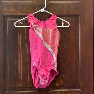 Pink and a orange GK leotard